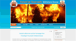Desktop Screenshot of feuerwehr-wittstock.de
